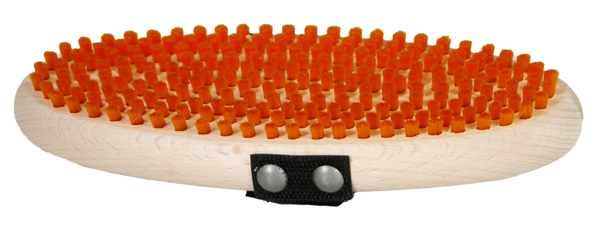 Star Ski Wax Oval Brush gold nylon PRO
