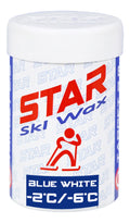Star Ski Wax Stick blue white 45g