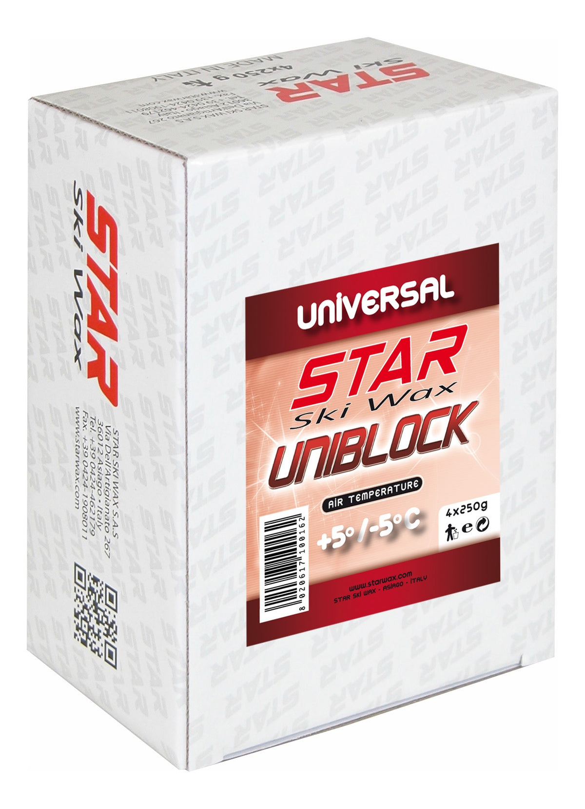 Star Ski Wax Uniblock universal 4x250g